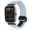 Correa de reloj trenzada con hebilla magnética de 20 mm para Amazfit GTS (azul)