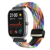 Correa de reloj trenzada de 20 mm con hebilla magnética para Amazfit GTS (colorida)