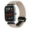 Correa de reloj trenzada con hebilla magnética de 20 mm para Amazfit GTS (luz de estrellas colorida)
