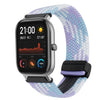 Correa de reloj trenzada con hebilla magnética de 20 mm para Amazfit GTS (violeta)