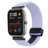 Correa de reloj trenzada con hebilla magnética de 20 mm para Amazfit GTS (morado)
