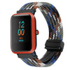Correa de reloj trenzada con hebilla magnética de 20 mm para Amazfit Bip (color denim)