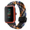 Correa de reloj trenzada con hebilla magnética de 20 mm para Amazfit Bip Lite (color camuflaje)