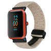 Para Amazfit Bip Lite Correa de reloj trenzada con hebilla magnética de 20 mm (luz de estrella colorida)