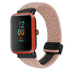 Correa de reloj trenzada con hebilla magnética de 20 mm para Amazfit Bip S (rosa estrella)