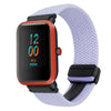 Correa de reloj trenzada con hebilla magnética de 20 mm para Amazfit Bip S (morado)