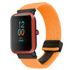 Correa de reloj trenzada con hebilla magnética de 20 mm para Amazfit Bip S (naranja)
