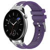 Correa de silicona para reloj Amazfit GTR Mini, de 20 mm, con hebilla plateada y liberación rápida (morado)