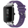 Correa de silicona para reloj Amazfit Bip 5 de 22 mm con hebilla plateada de liberación rápida (morado)