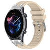 Correa de silicona para reloj Amazfit GTR 3 de 22 mm con hebilla plateada de liberación rápida (luz de las estrellas)