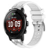 Correa de silicona para reloj deportivo Amazfit 3 de 22 mm con hebilla plateada de liberación rápida (blanca)