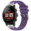 Correa de silicona para reloj deportivo Amazfit 3 de 22 mm con hebilla plateada de liberación rápida (morado)