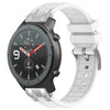 Correa de silicona para reloj Amazfit GTR de 47 mm y 22 mm con hebilla plateada de liberación rápida (blanca)