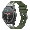 Correa de silicona para reloj Amazfit GTR de 47 mm y 22 mm con hebilla plateada de liberación rápida (verde oliva)