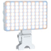 Lámpara de relleno LED para videoconferencia, portátil, para teléfono y computadora portátil, V12A (blanca)