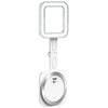 Lámpara de luz LED de relleno magnética para selfies con teléfono V18, portátil, para transmisión en vivo y belleza de la piel (blanca)