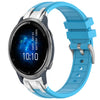Correa de silicona para reloj Garmin Venu 2 de 22 mm con hebilla plateada de liberación rápida (azul cielo)