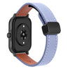 Correa de reloj de cuero de microfibra de 20 mm con hebilla magnética para Amazfit GTS 3 Slim (lavanda)