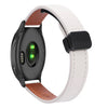Correa de reloj de cuero de microfibra con hebilla magnética de 20 mm para Garmin Venu Slim (albaricoque)