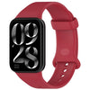 Correa de silicona con hebilla de color mariposa para Redmi Watch 4 (roja)