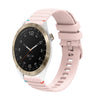 Correa de silicona con puntadas onduladas y puntos para reloj Garmin Approach S40 de 20 mm (rosa)