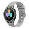 Correa de silicona de 22 mm con puntadas onduladas y puntos para Huawei Watch GT 3 SE (gris)