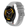 Correa de silicona con puntadas onduladas y puntos para reloj Garmin Venu 3 de 22 mm (gris)