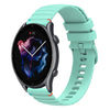Correa de silicona para reloj Amazfit Watch Sport 3 con puntadas onduladas de 22 mm (verde azulado)