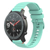 Correa de silicona con puntadas onduladas y puntos para reloj Amazfit GTR de 22 mm (verde azulado)