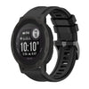 Correa de reloj de silicona de 22 mm con hebilla de acero de color puro para Garmin Instinct 2 Solar (negra)