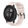 Correa de reloj de silicona de 22 mm con hebilla de acero de color puro para Garmin Instinct 2 Solar (rosa)