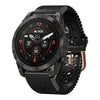 Correa de reloj de silicona transpirable con encaje de 20 mm para Garmin Epix Pro de 42 mm (negra)
