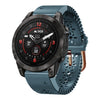 Correa de reloj de silicona transpirable con encaje de 20 mm para Garmin Epix Pro de 42 mm (azul lago)