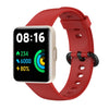 Correa de silicona con hebilla negra para Redmi Watch 2 Lite (roja)