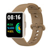 Correa de silicona con hebilla negra para Redmi Watch 2 Lite (color café)