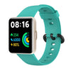 Correa de silicona con hebilla negra para Redmi Watch 2 Lite (verde azulado)