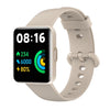 Correa de silicona con hebilla negra para Redmi Watch 2 Lite (blanco marfil)