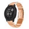 Correa de acero inoxidable de 26 mm para reloj Garmin Instinct 2X Solar Tortoise Shell (oro rosa)