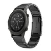 Correa de acero inoxidable de 22 mm para reloj Garmin MARQ Commander Tortoise Shell (negra)