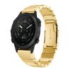 Correa de acero inoxidable de 22 mm para reloj Garmin MARQ Golfer Tortoise Shell (dorada)