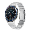 Correa de acero inoxidable de 22 mm con diseño de concha de tortuga para reloj Garmin MARQ Captain Gen 2 (plateada)