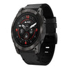 Correa de reloj con hebilla de acero y cuero de 26 mm para Garmin Epix Pro de 51 mm (negra)