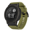 Correa de reloj de lona de nailon de liberación rápida de 22 mm para Garmin Instinct / Instinct 2 (verde militar)