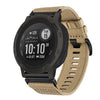 Correa de reloj de nailon de liberación rápida de 22 mm para Garmin Instinct / Instinct 2 (caqui)