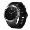 Correa de reloj de 22 mm de liberación rápida de nailon y lona de zafiro para Garmin Quatix 5/5 (negra)