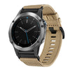 Correa de reloj de nailon de 22 mm de liberación rápida para Garmin Quatix 5/5 Sapphire Canvas (caqui)