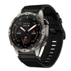 Correa de reloj de nailon de liberación rápida de 22 mm para Garmin MARQ Gen 2 (negra)
