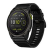 Correa de reloj de lona de nailon de liberación rápida de 26 mm para Garmin Enduro 3 (negra)