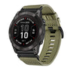 Correa de reloj de nailon de liberación rápida de 26 mm para Garmin Fenix 7X Pro (verde oliva)