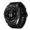 Correa de reloj de nailon de liberación rápida de 26 mm para Garmin Fenix 7X Pro (negra)